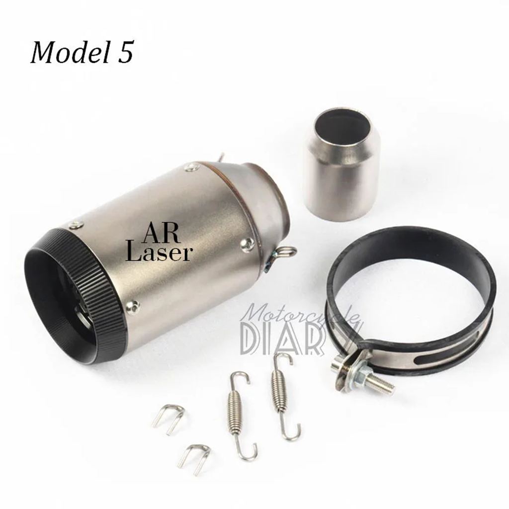 並行輸入品 51MM CNC汎用排気バイク 二輪エスケープモトマフラーカーボン レーシングR6 MT09 CBR650 R3 Z900 Z1000 ER6N Z900用の画像