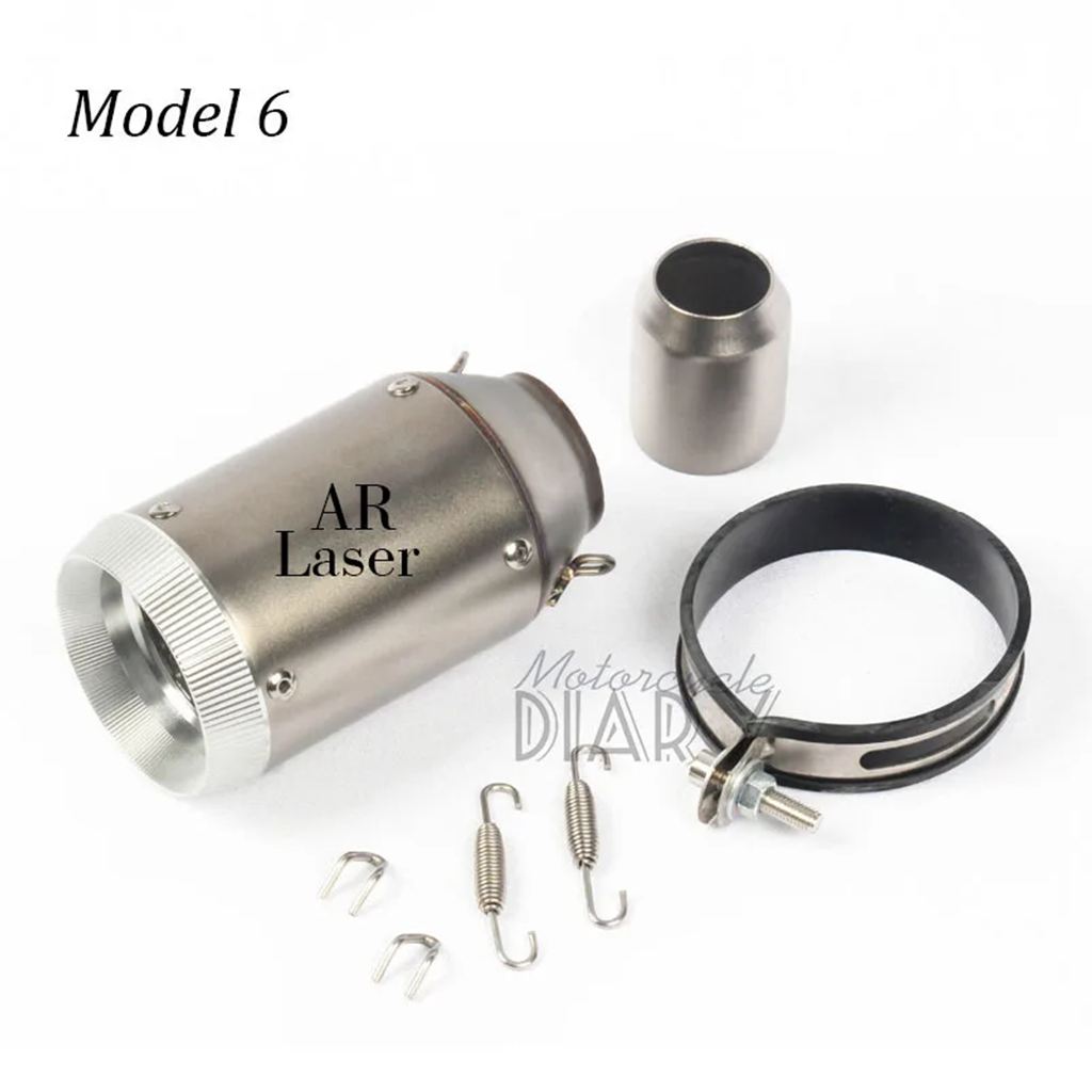 並行輸入品 51MM CNC汎用排気バイク 二輪エスケープモトマフラーカーボン レーシングR6 MT09 CBR650 R3 Z900 Z1000 ER6N Z900用の画像