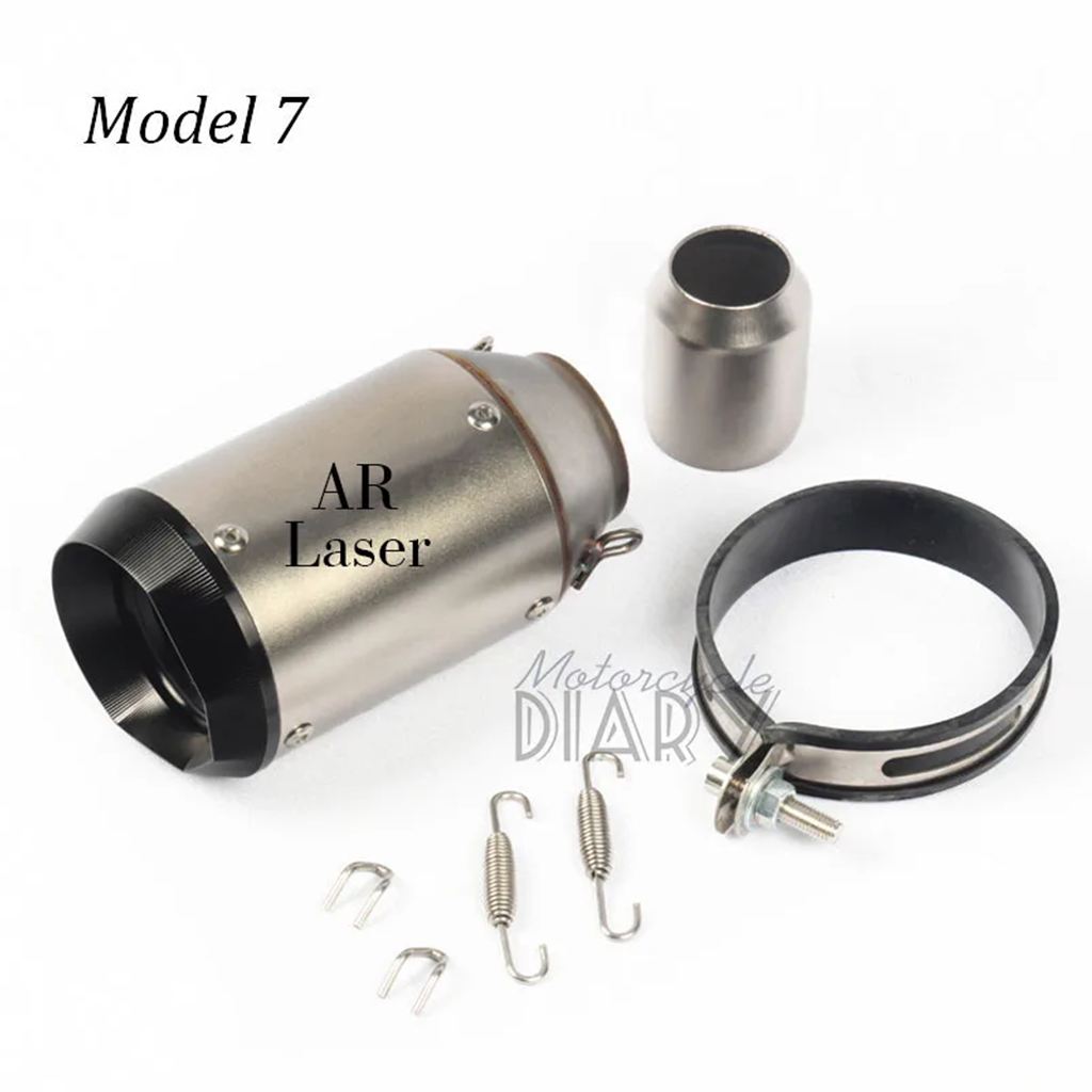 並行輸入品 51MM CNC汎用排気バイク 二輪エスケープモトマフラーカーボン レーシングR6 MT09 CBR650 R3 Z900 Z1000 ER6N Z900用の画像