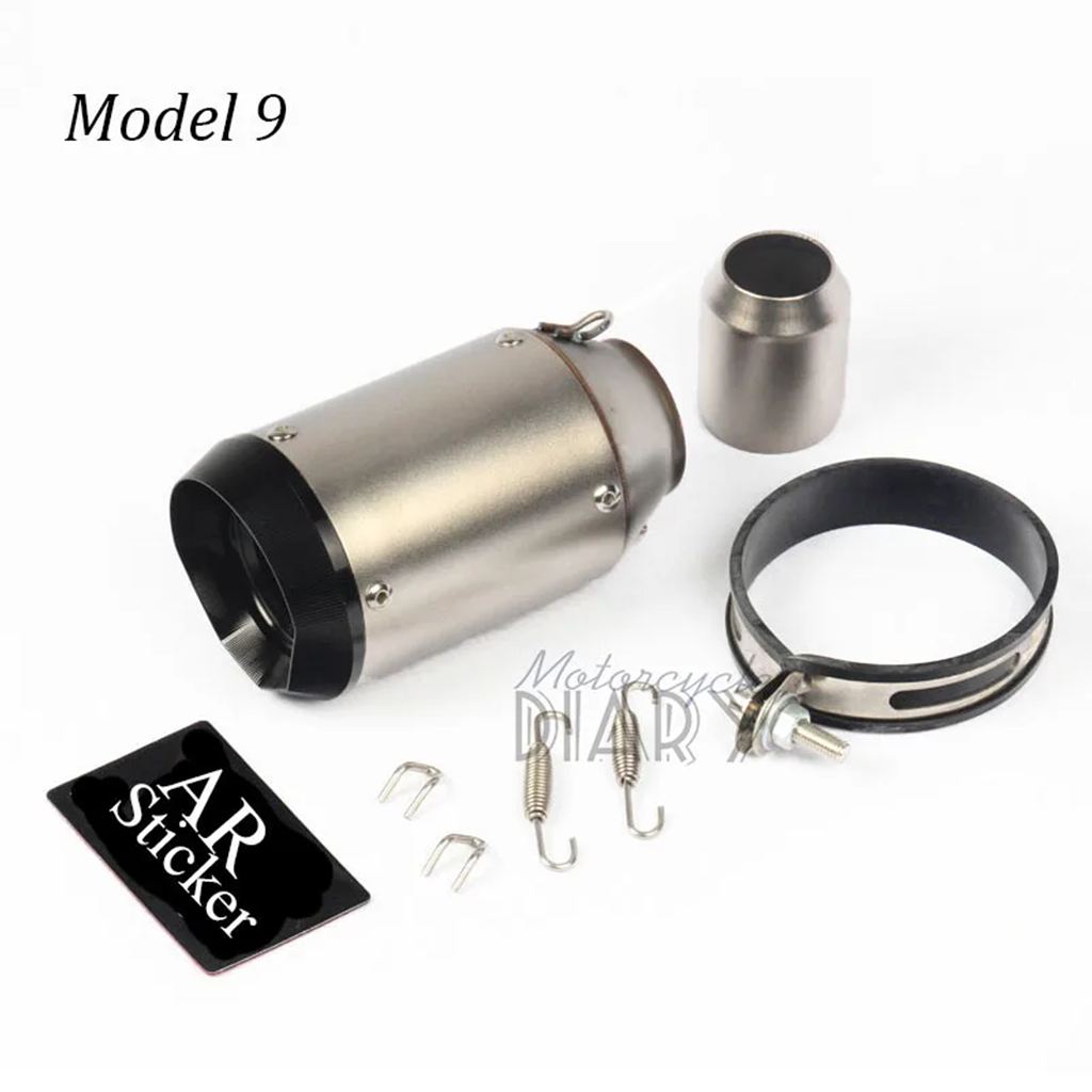 並行輸入品 51MM CNC汎用排気バイク 二輪エスケープモトマフラーカーボン レーシングR6 MT09 CBR650 R3 Z900 Z1000 ER6N Z900用の画像