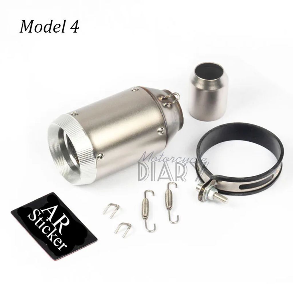 並行輸入品 51MM CNC汎用排気バイク 二輪エスケープモトマフラーカーボン レーシングR6 MT09 CBR650 R3 Z900 Z1000 ER6N Z900用の画像