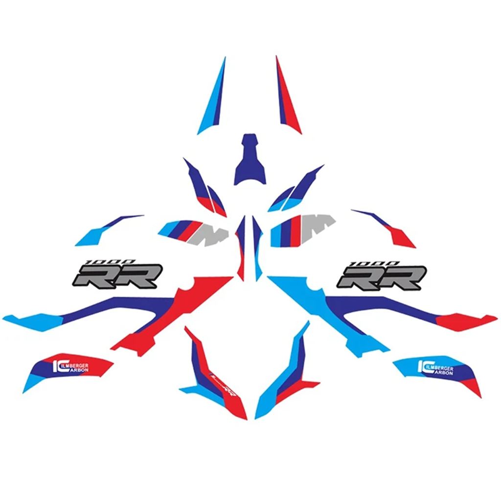 並行輸入品 BMW S1000RR M1000RR バイク装飾デカール M 1000RR S 1000 RR アクセサリーフルステッカーキット S1000RR 2019 -の画像