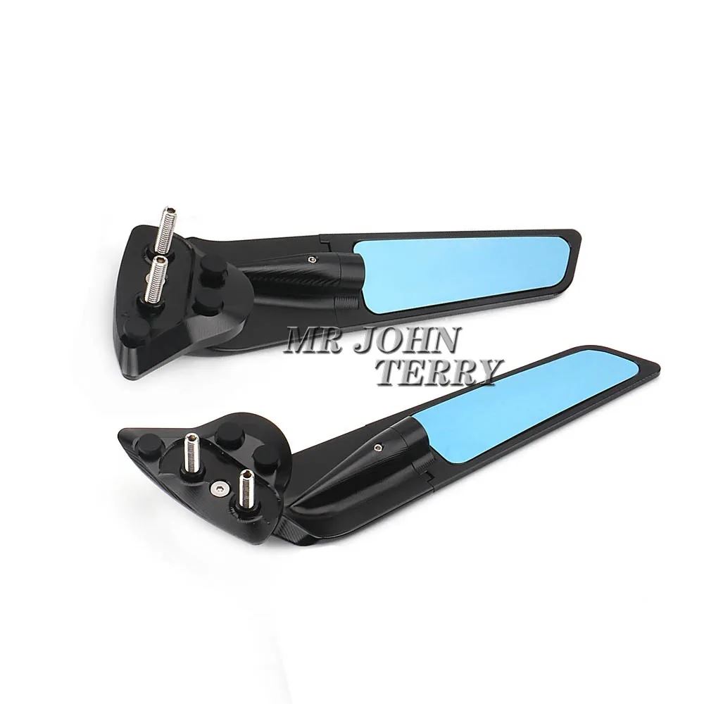 並行輸入品 R1 バイクバックミラーステルス最大ウイングレットミラー回転ミラーヤマハ YZF R1 M R1M 2020-2025_1