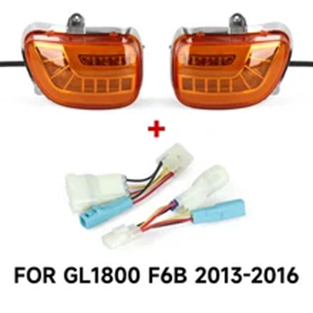 並行輸入品 バイクアクセサリー DRL ライトランプ LED 光流方向フロント LED ミラーウィンカーホンダ GL1800 F6B 2013-2016_5