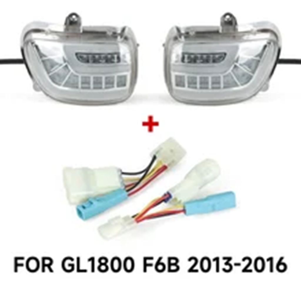 並行輸入品 バイクアクセサリー DRL ライトランプ LED 光流方向フロント LED ミラーウィンカーホンダ GL1800 F6B 2013-2016_4
