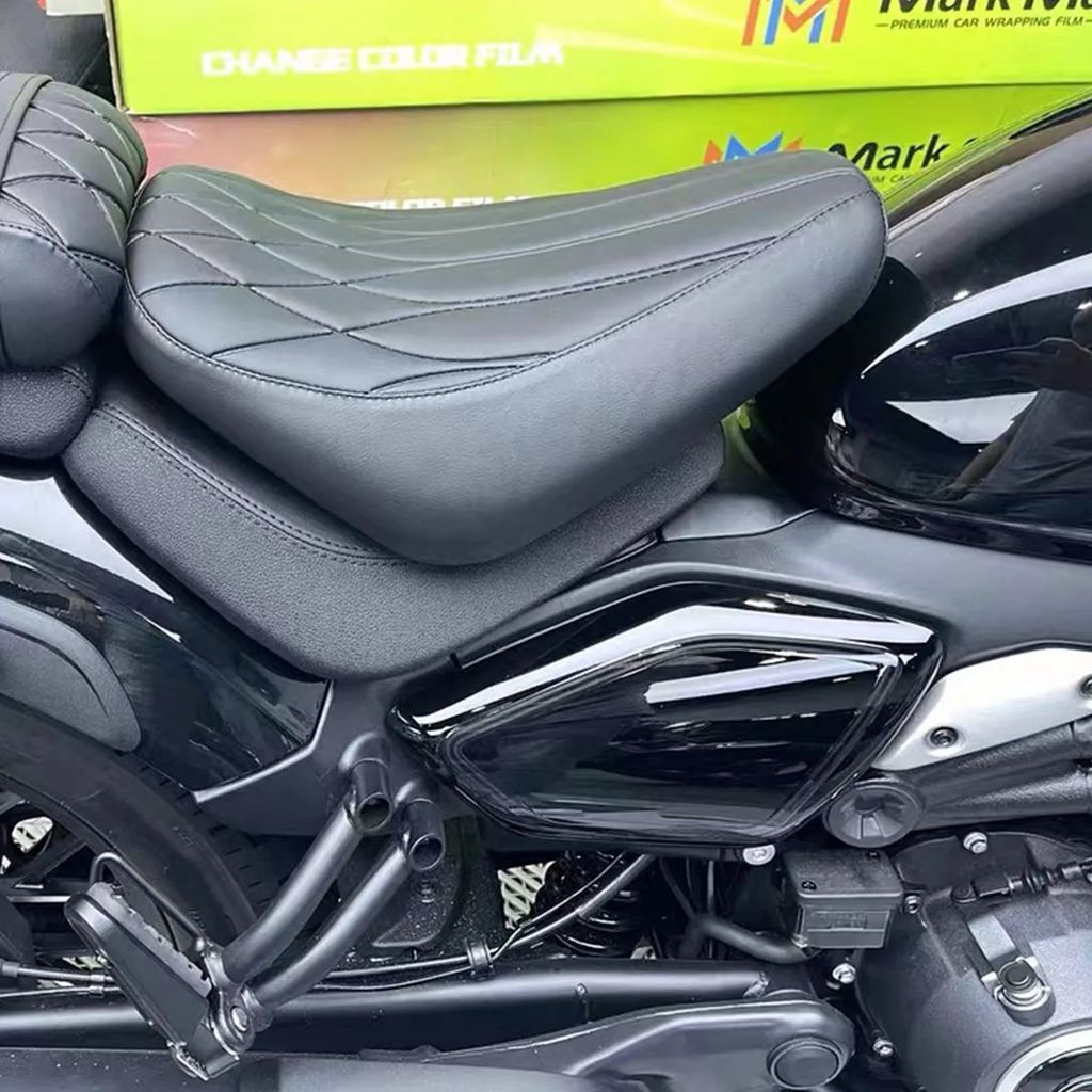 並行輸入品 CFMOTO 450CLC CLC450 CL-C 450 2023-2025 バイクダイヤモンド 2.0 アップグレード分割シートクッション運転席助手席_4