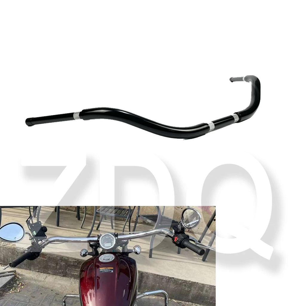 並行輸入品 バイクステアリングホイールバービーチハンドルバー1-1/4インチインディアンスカウトスハーアボバー用_1