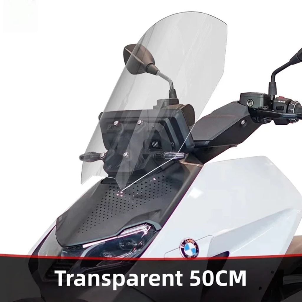 並行輸入品 BMW CE04用フロントガラスカスタム：高め幅広クリアフロントガラスプロテクターアクセサリー_1