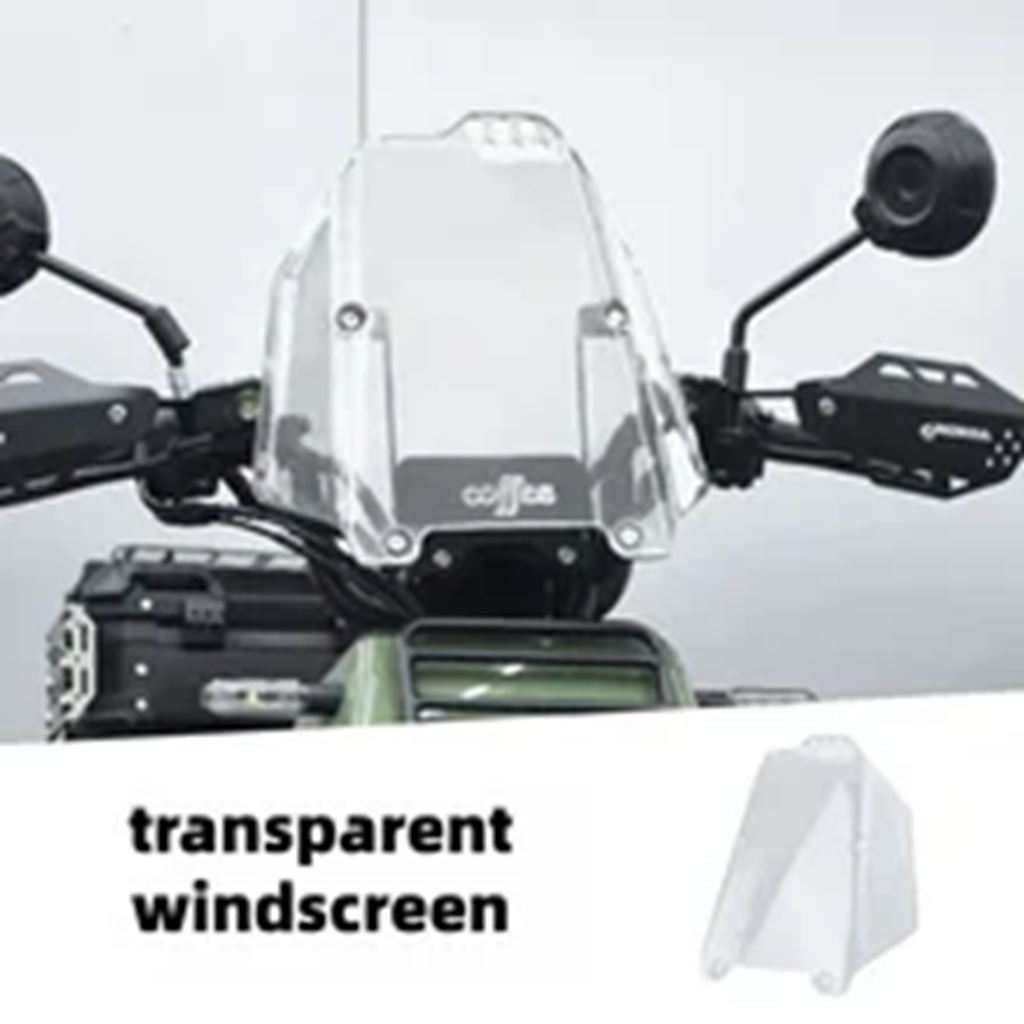 並行輸入品 ホンダスクエアX125用ウィンドシールドカスタム 高精細クリア大型ウィンドシールド フェアリング装飾アクセサリー_1