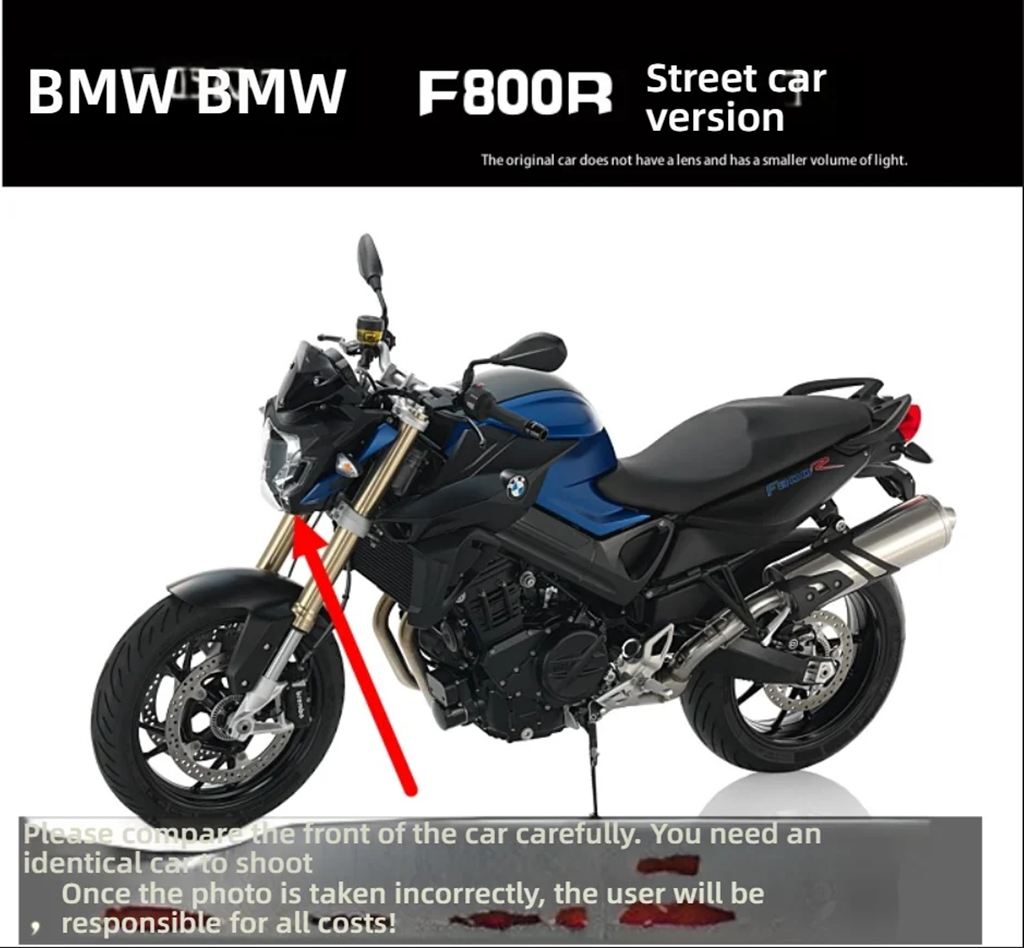 並行輸入品 BMW F800R フロントガラス用 フロントガラスインレットガラス素材上げたフロントガラス付きの画像