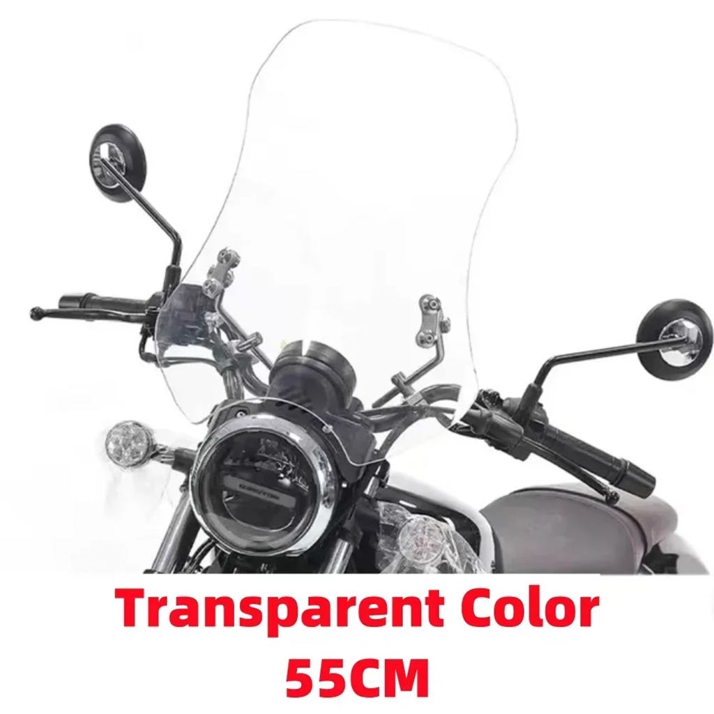 並行輸入品 QJMOTO カスタムアクセサリーフロントガラススポーツフロントガラスエアディフレクター QJMOTO SRV125 SRVV 125 / 25の画像