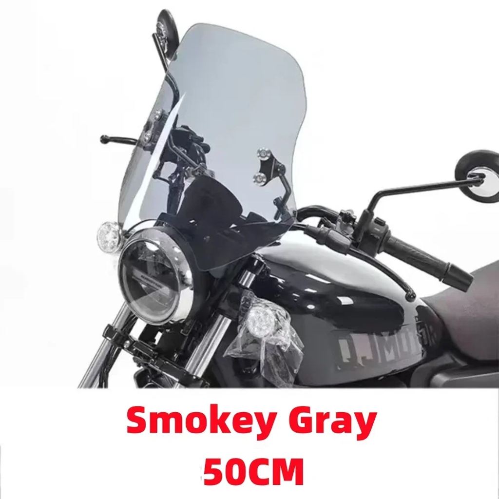 並行輸入品 QJMOTO カスタムアクセサリーフロントガラススポーツフロントガラスエアディフレクター QJMOTO SRV125 SRVV 125 / 25の画像