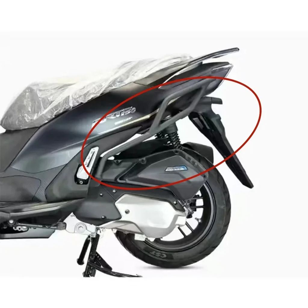 並行輸入品 QJ モト MTX125 125MTX MTX 125 バイクバンパーアクセサリー排気バンパー保護バー QJ モト MTX125の画像
