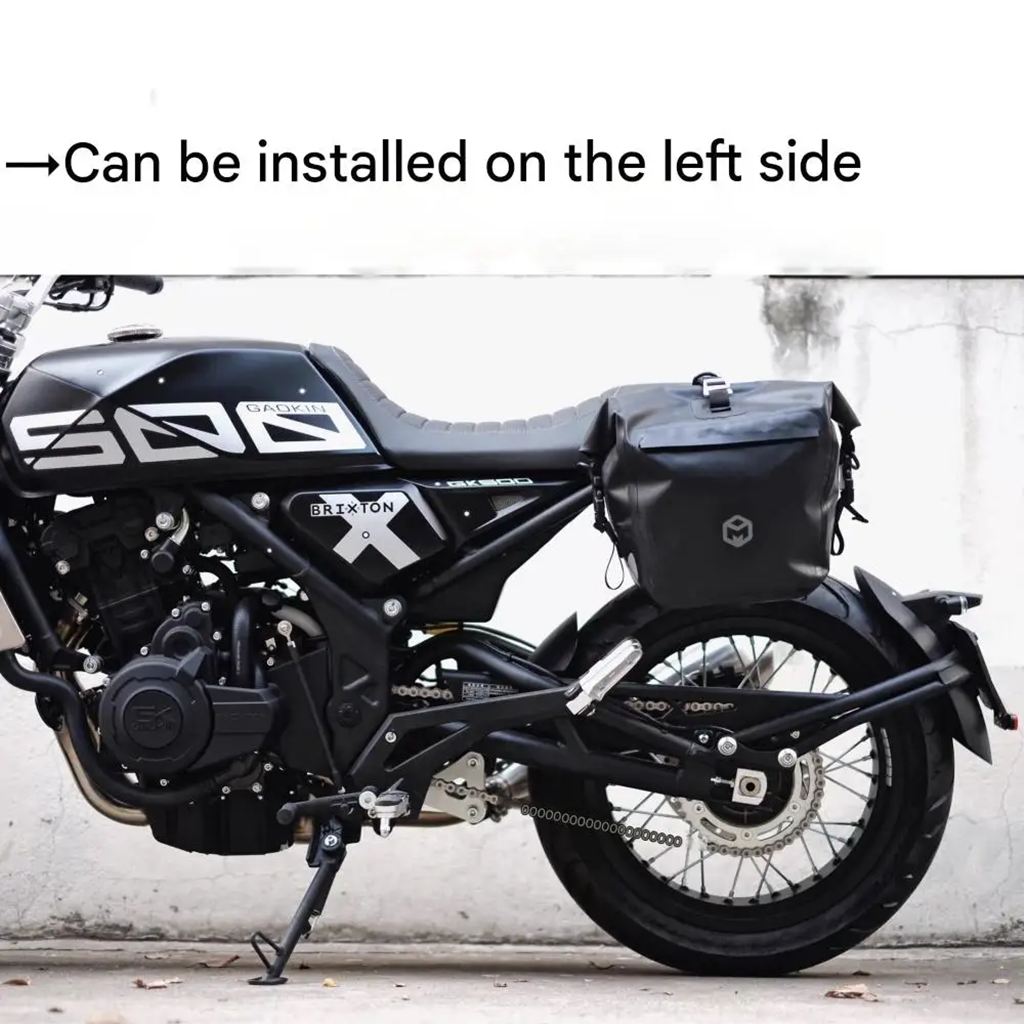 並行輸入品 ブリクストン クロスファイア 500 用エッジ付き防水サイドバッグ 大容量トート/ショルダーバッグ GK500_2