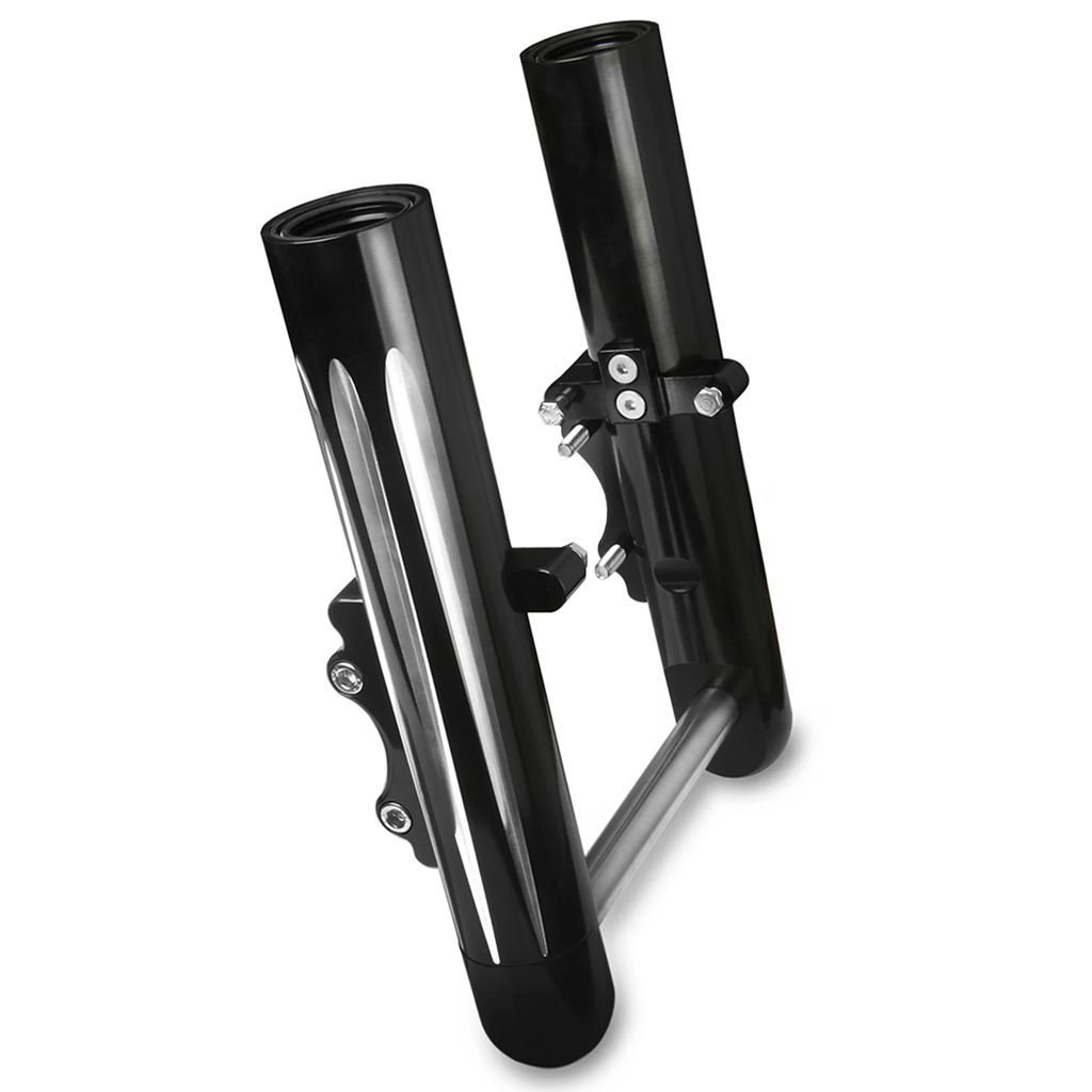 並行輸入品 CNC 中空カットフォーク脚ハーレーダビッドソン FLT ツーリング 2014-UP バガーストリートロードグライドキング FLHX_2