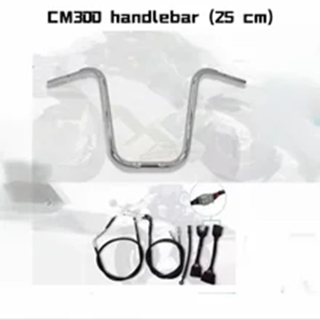 並行輸入品 ホンダバイクレブル CMX300 ハンドルバー CMX500 ハイハンドルハーレーレトロ方向ハンドルバー強化の画像