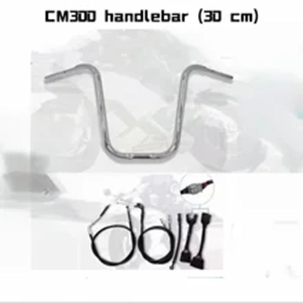 並行輸入品 ホンダバイクレブル CMX300 ハンドルバー CMX500 ハイハンドルハーレーレトロ方向ハンドルバー強化の画像