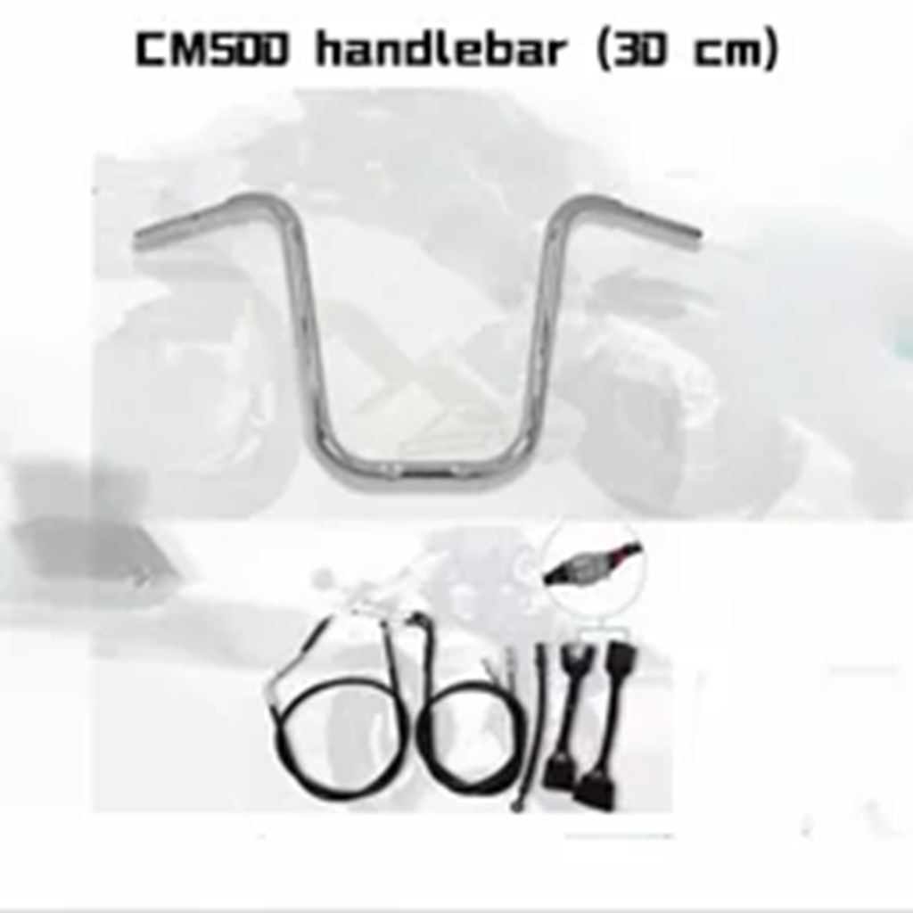 並行輸入品 ホンダバイクレブル CMX300 ハンドルバー CMX500 ハイハンドルハーレーレトロ方向ハンドルバー強化の画像