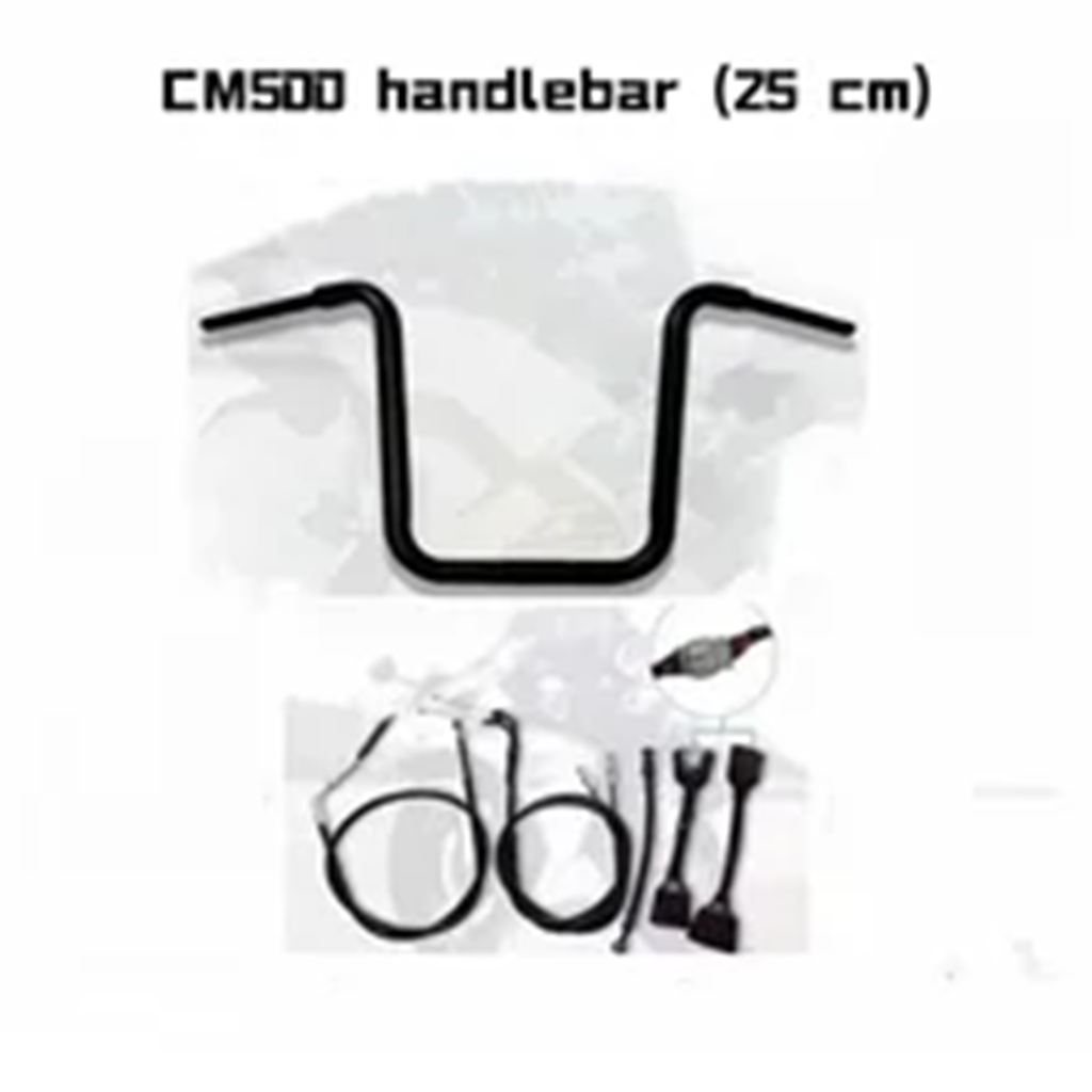 並行輸入品 ホンダバイクレブル CMX300 ハンドルバー CMX500 ハイハンドルハーレーレトロ方向ハンドルバー強化の画像