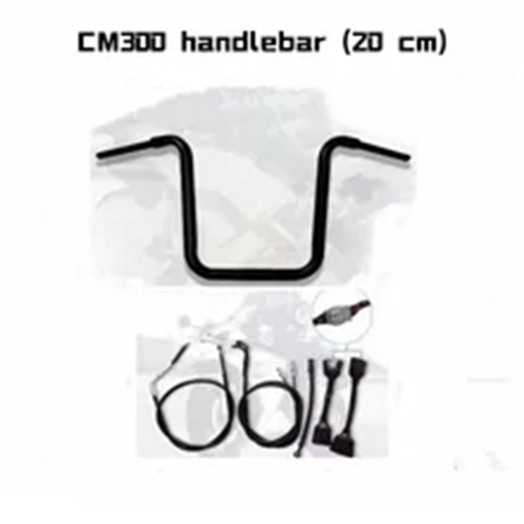並行輸入品 ホンダバイクレブル CMX300 ハンドルバー CMX500 ハイハンドルハーレーレトロ方向ハンドルバー強化の画像