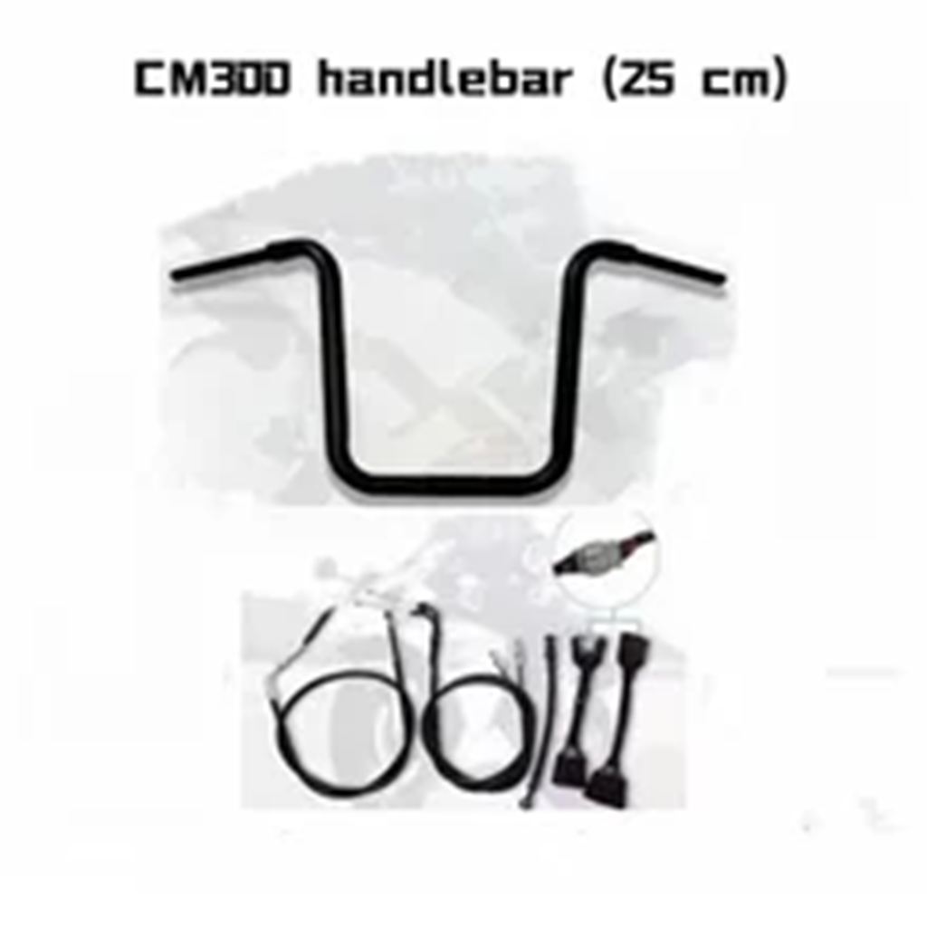 並行輸入品 ホンダバイクレブル CMX300 ハンドルバー CMX500 ハイハンドルハーレーレトロ方向ハンドルバー強化の画像
