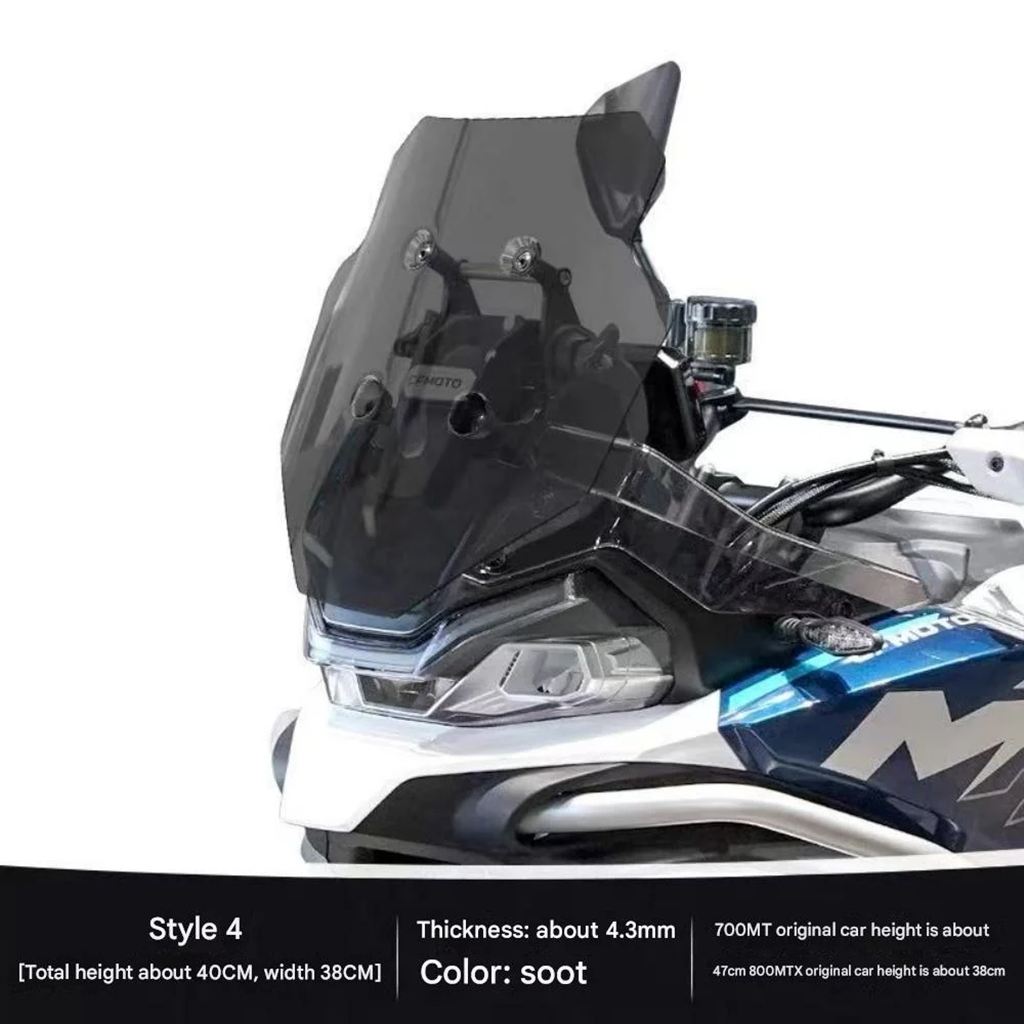 並行輸入品 CFMOTO 700MT フロントガラス CF800MTX ビレット力フロントガラスクリア胸バッフルアクセサリー_6