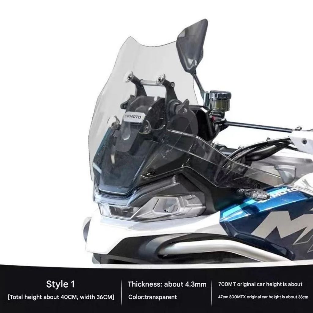 並行輸入品 CFMOTO 700MT フロントガラス CF800MTX ビレット力フロントガラスクリア胸バッフルアクセサリー_10