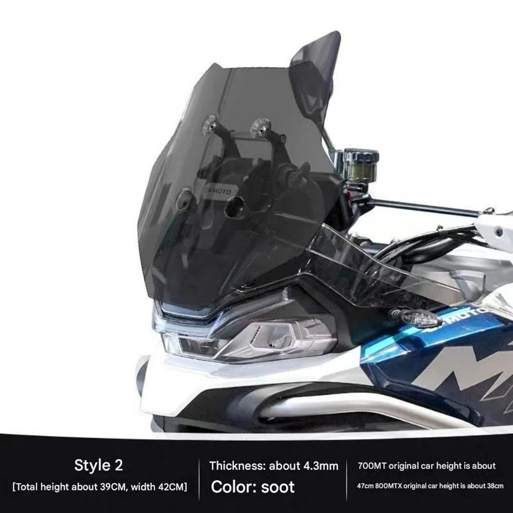 並行輸入品 CFMOTO 700MT フロントガラス CF800MTX ビレット力フロントガラスクリア胸バッフルアクセサリー_3