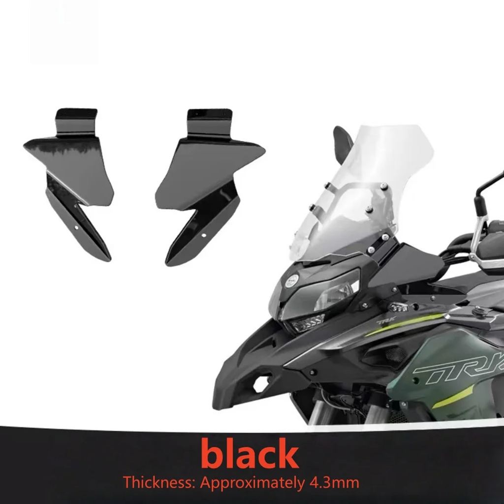 並行輸入品 ベネリ TRK502 502X 552 552X サイドフロントガラス黒サイドフロントガラスアクセサリーの画像