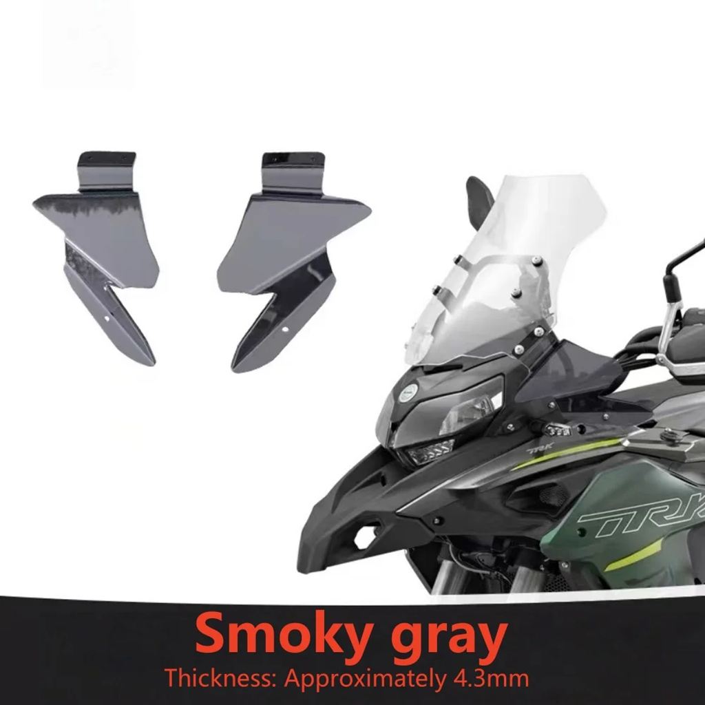 並行輸入品 ベネリ TRK502 502X 552 552X サイドフロントガラス黒サイドフロントガラスアクセサリーの画像