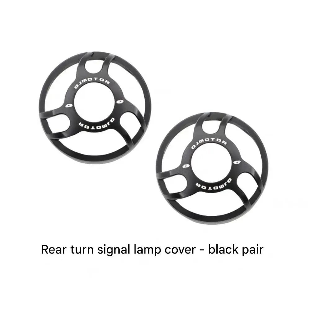 並行輸入品 QJMOTO SRV350 フロントリアウインカー保護カバー QJ SRV300s ウインカー装飾シェルレトロランプシェード_6