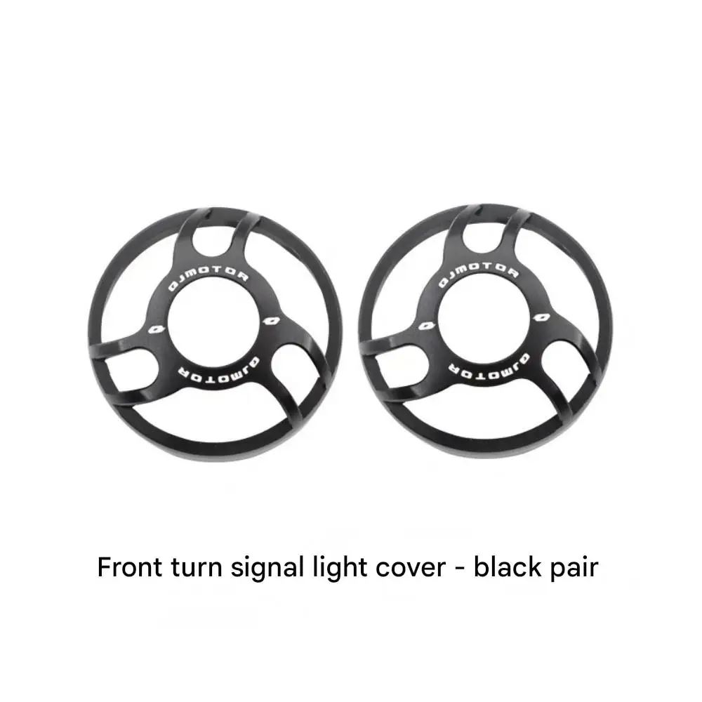 並行輸入品 QJMOTO SRV350 フロントリアウインカー保護カバー QJ SRV300s ウインカー装飾シェルレトロランプシェード_3