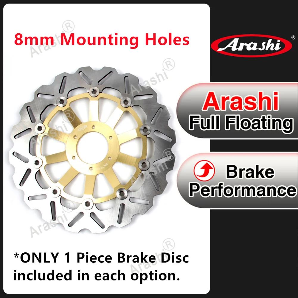 並行輸入品 嵐 CNC ドライブフローティングブレーキディスクフロントディスクローターホンダ CBR F CBR600F / VFR F VFR750F / C_5