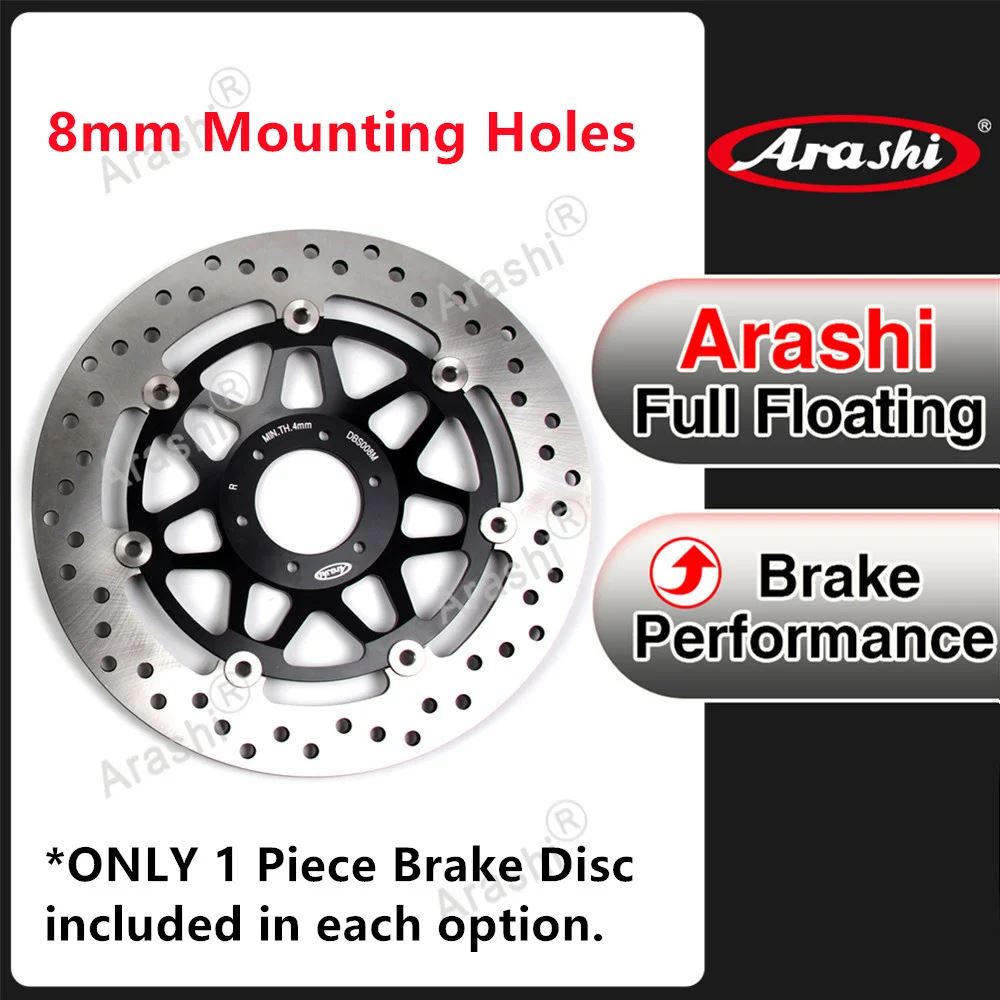 並行輸入品 嵐 CNC ドライブフローティングブレーキディスクフロントディスクローターホンダ CBR F CBR600F / VFR F VFR750F / C_1