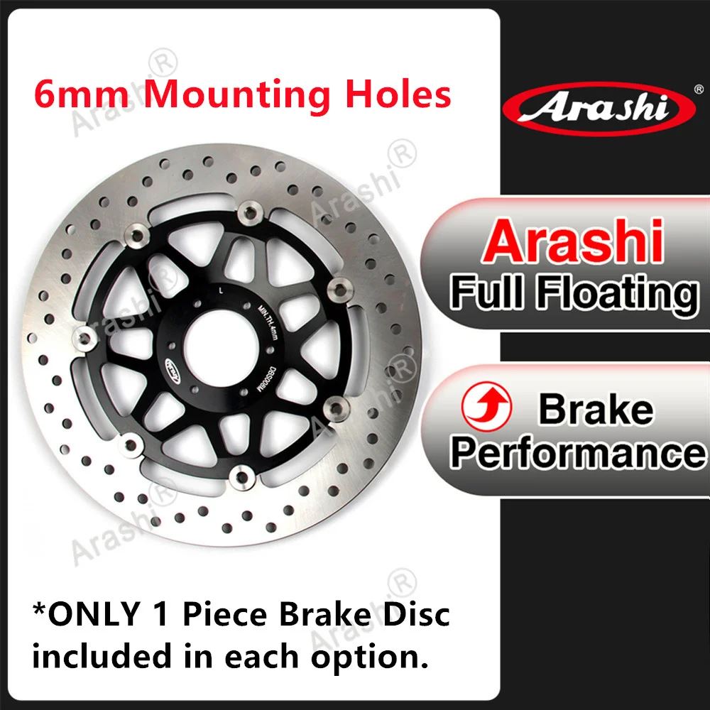 並行輸入品 嵐 CNC ドライブフローティングブレーキディスクフロントディスクローターホンダ CBR F CBR600F / VFR F VFR750F / C_4