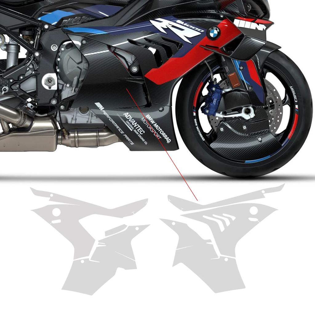 並行輸入品 2023-2025 PPF M1000RR バイク用クリアTPU保護フィルム BMW M 1000RR_8