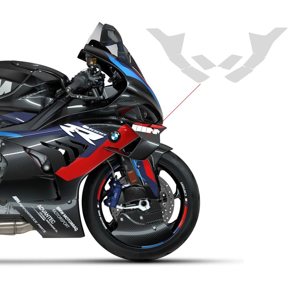 並行輸入品 2023+ BMW M1000RR PPF アクセサリー クリアTPU保護フィルム M1000 RR セット ボディ ウインドシールド フェアリング_3