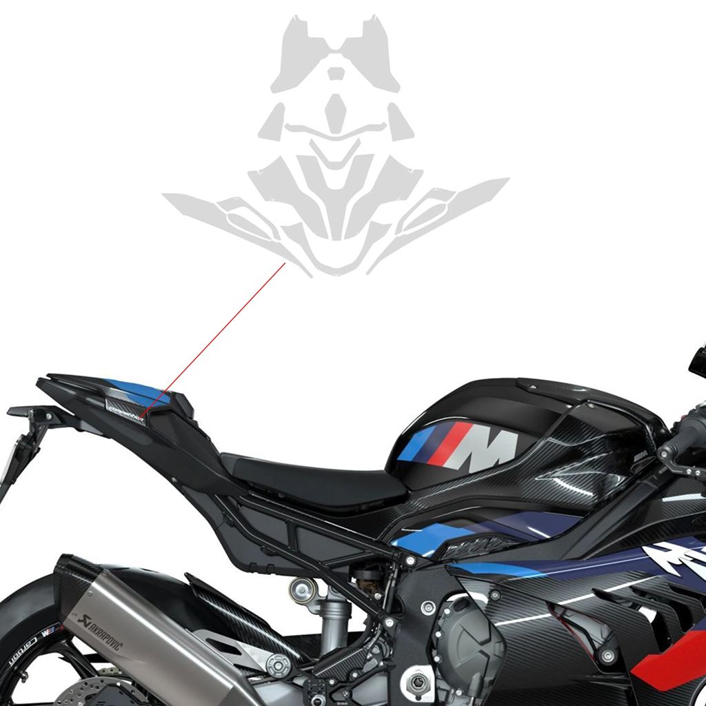 並行輸入品 2023+ BMW M1000RR PPF アクセサリー クリアTPU保護フィルム M1000 RR セット ボディ ウインドシールド フェアリング_4