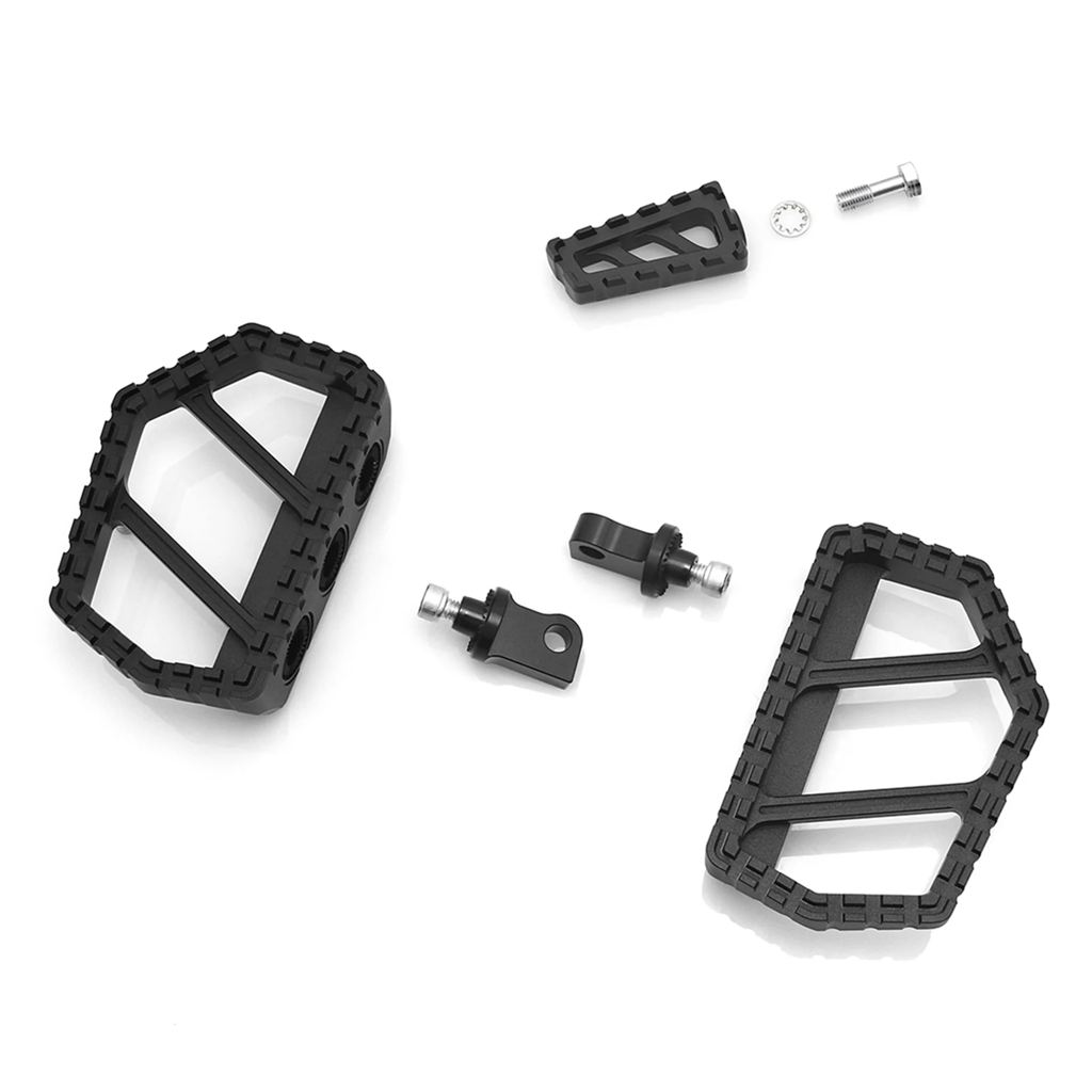 並行輸入品 モダン工業用ミニフットボード ハーレー ブラック MX-スタイル ツーリングストリート ロードグライド FLX FLT FLTR F_2