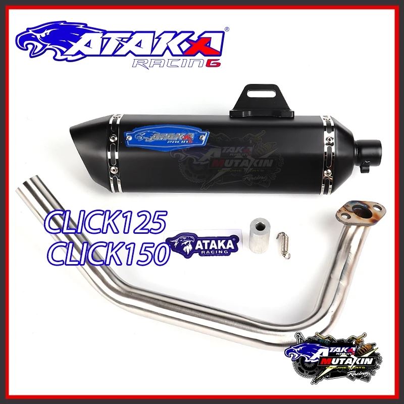 並行輸入品 ATAKA バイク用マフラー フルシステム エアロX155 ミオI 125 ミオ スポーティー NMAX155 クリック125