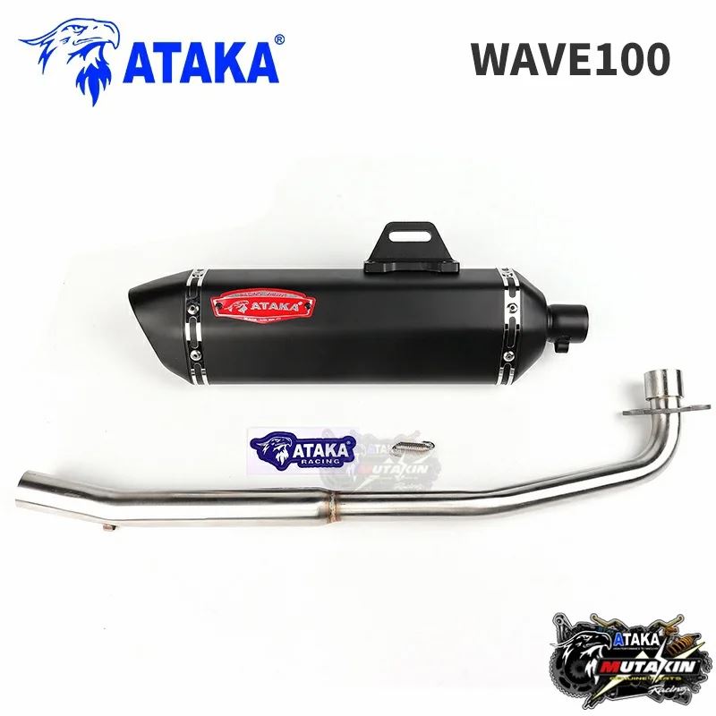 並行輸入品 ATAKA バイク用マフラー フルシステム エアロX155 ミオI 125 ミオ スポーティー NMAX155 クリック125