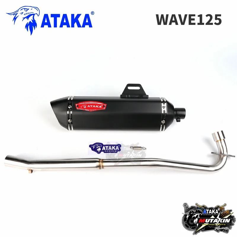 並行輸入品 ATAKA バイク用マフラー フルシステム エアロX155 ミオI 125 ミオ スポーティー NMAX155 クリック125