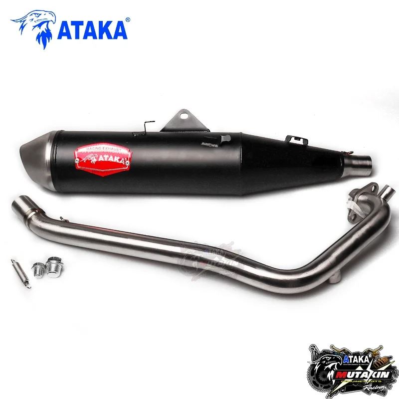 並行輸入品 ATAKA バイク用マフラー フルシステム エアロX155 ミオI 125 ミオ スポーティー NMAX155 クリック125