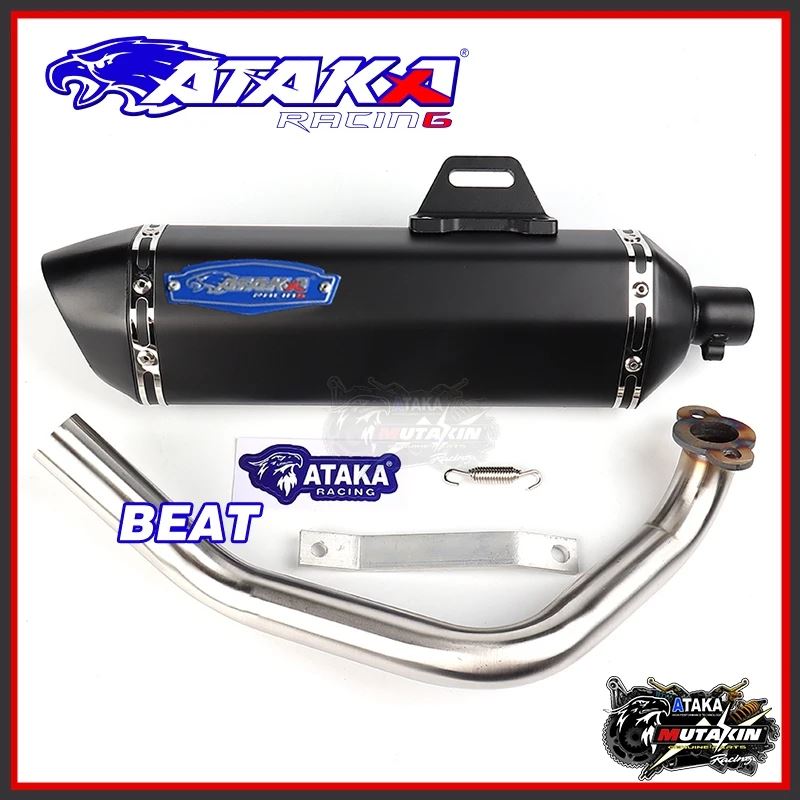 並行輸入品 ATAKA バイク用マフラー フルシステム エアロX155 ミオI 125 ミオ スポーティー NMAX155 クリック125