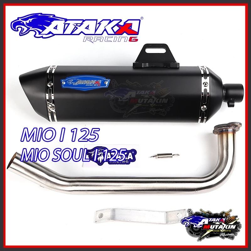 並行輸入品 ATAKA バイク用マフラー フルシステム エアロX155 ミオI 125 ミオ スポーティー NMAX155 クリック125