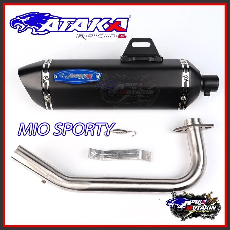 並行輸入品 ATAKA バイク用マフラー フルシステム エアロX155 ミオI 125 ミオ スポーティー NMAX155 クリック125