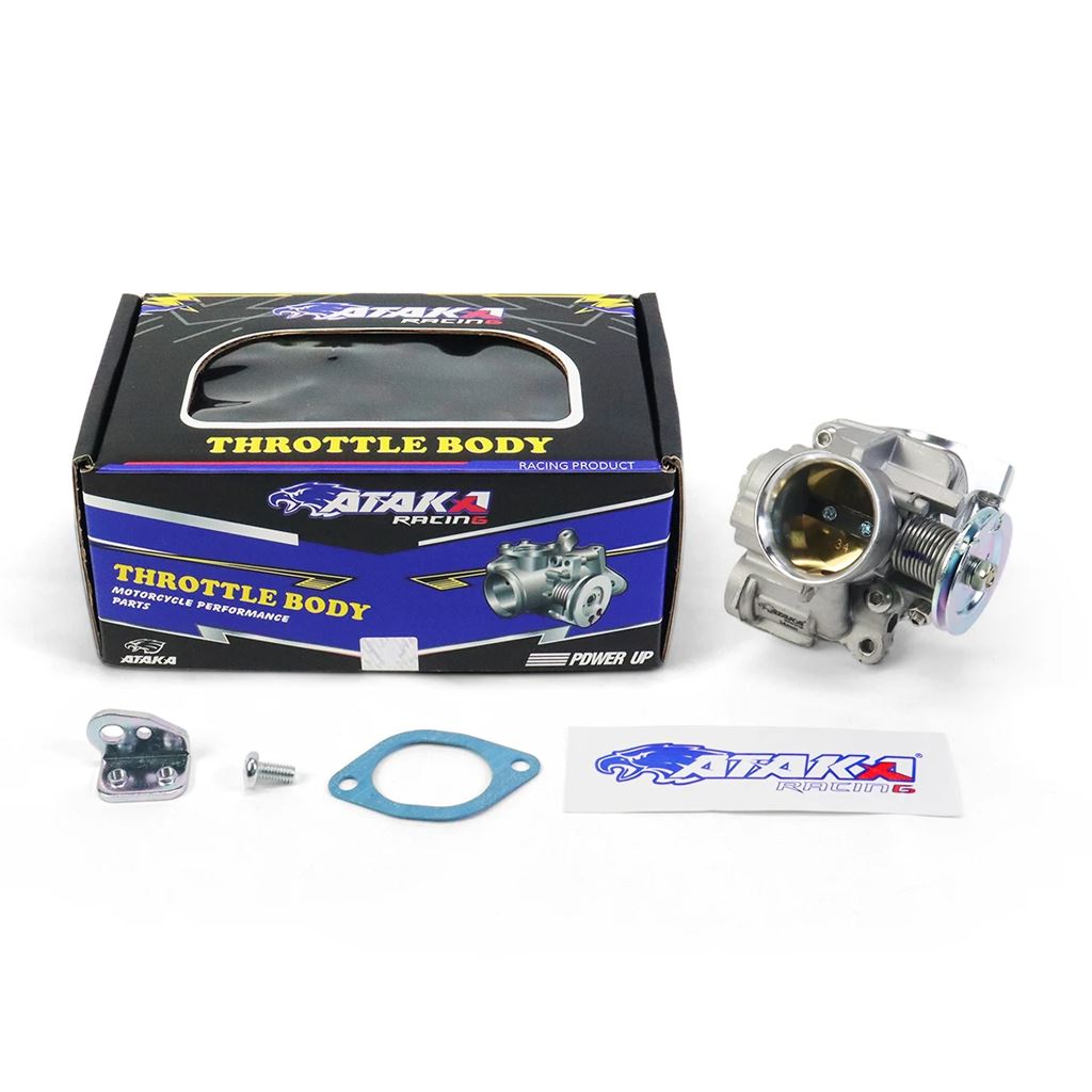 並行輸入品 ATAKA バイク用CNCスロットルボディ 改良型ウェーブテクスチャ インテークマニホールド ヤマハ NMAX155 Nmax155 NVX