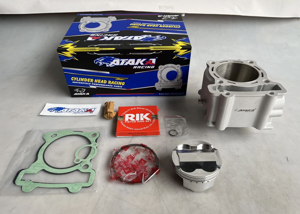 並行輸入品 ATAKA セラミックシリンダーブロック Y16ZR R15 SNIPER 155 AEROX V1 V2 NMAX 155 2016-現在用 62MM/63MM/65MM/70MM/
