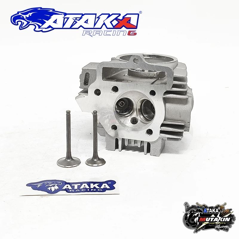 並行輸入品 ATAKAレーシングシリンダーヘッド 2バルブ ウェーブ100/XRM110/EX5用 23/27 24/28 25/29 26/30 27/31MM