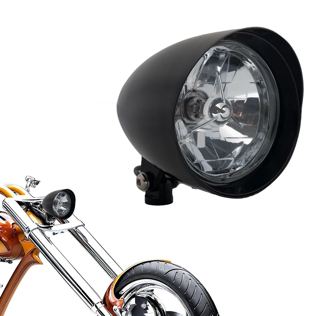 並行輸入品 VINTGMT 5.75インチ バイクヘッドライト H4 バルブ/LED